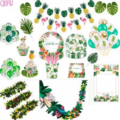 Hawaiian Party Decorations Aloha Luau Tropical Party Supplie