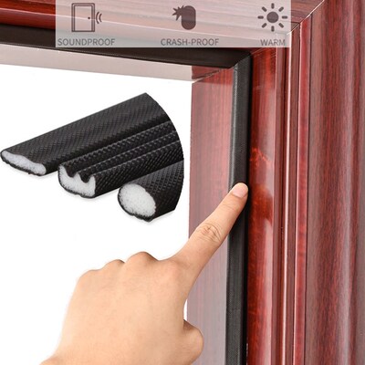 5M Self Adhesive Door Window Sealing Strip Soundproof Foam