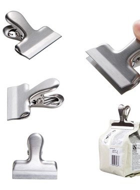 Snacks Sealed Food Clips Stainless Steel Coffee Beans Sealed