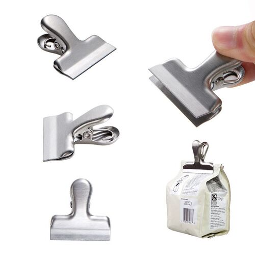 Snacks Sealed Food Clips Stainless Steel Coffee Beans Sealed