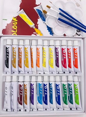 24pcs 12ML Professional Tube Oil Paints Art For Artists Canv