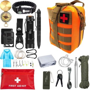 Outdoor Survival Kit Portable First aid Tourism Equipt Campi