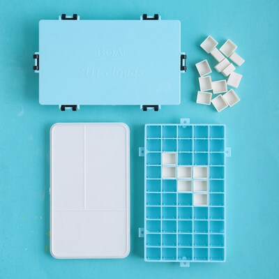 50 Grids Watercolor Moisturizing Painting Palette Leakproof