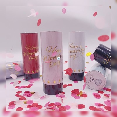 1pc Metallic Gold Confetti Party Popper Cannons Handheld