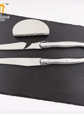 Set of 6 Stainless Steel Steak Knife Laguiole Dinnerware Cut