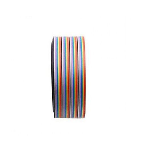 40P 1.27mm PITCH Color Flat Ribbon Cable Rainbow DuPont Wire