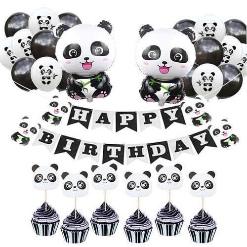 Panda Birthday Party Decor Woodland Animals Party Jungle Saf