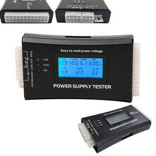 Digital LCD Display PC Computer 20/24 Pin Power Supply Teste