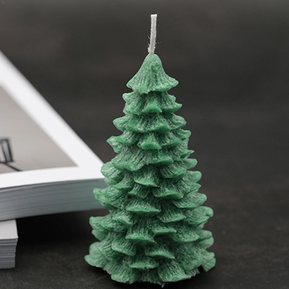 Three-dimensional Christmas Tree Candle Silicone Mold Handma
