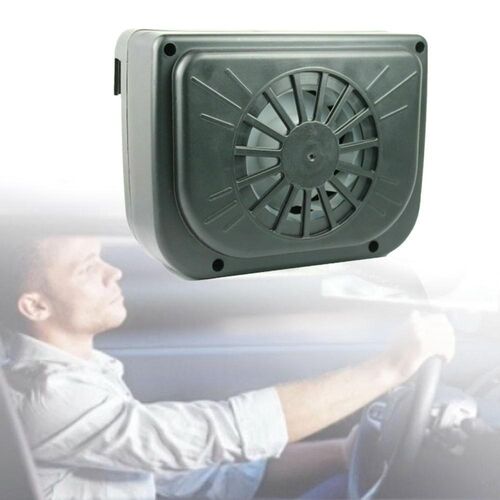 Solar Powered Car Exhaust Fan Air Vent Cool Fan Auto Cooler