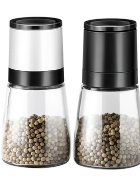 2pcs Salt and Pepper Mills,  Pepper Mill with Strong Adjusta