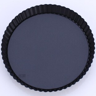 Non-Stick Tart Pan Pie Pizza Pan Round Baking Quiche Pan Rem