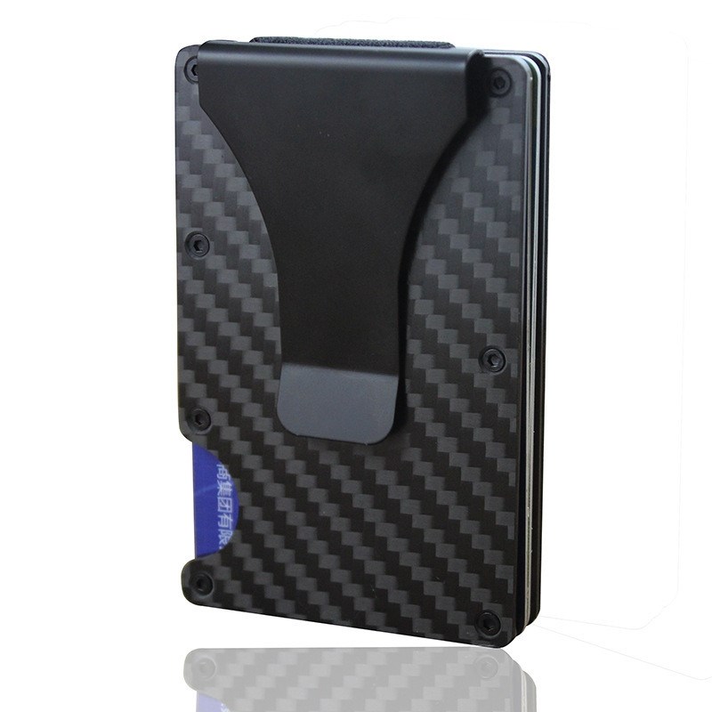 Carbon Wallet Business Card Holder Billfolds for Men