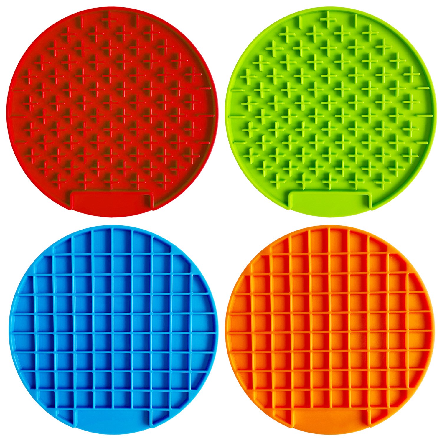 Pet Lick Pad Slower Feeder Pad Cats Dog Licky Mat Silicone F