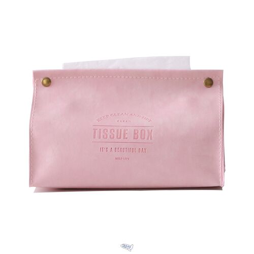 Soft leather tissue box home living room creative cute Nordi