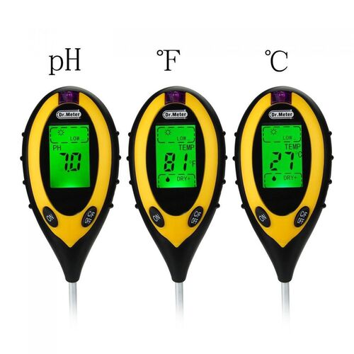 4 in 1 Digital Soil Moisture PH Meter Temperature Humidity S