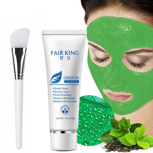 40g Green Tea Blackhead Mask Skin Care Remove Acne Nose Deep
