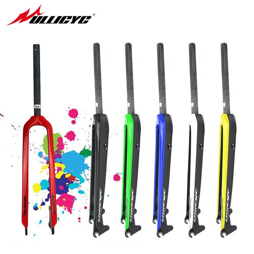 Ullicyc carbon fiber road bike Gloss MTB fork  fibre forks/c