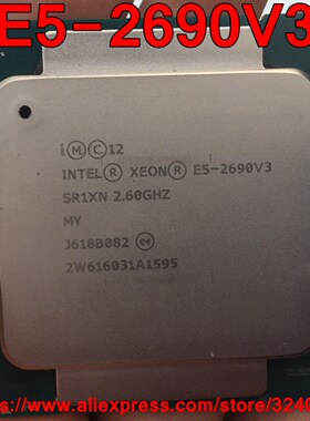 XEON E5-2690 V3 Processor SR1XN 2.6Ghz 12-Cores 30MB LGA2011