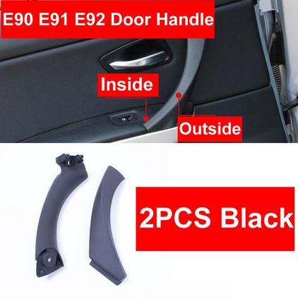 2PCS RHD LHD Car Inner Handle Interior Door Panel Pull Trim