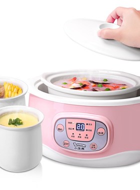 Ceracs Slow Cooker Water Stew Pot 2L 200W Smart Reservation