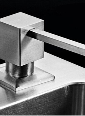 304 Stainless steel Sink Black Soap Dispenser ABS  Bottle Ki