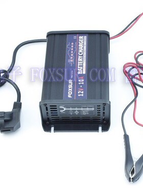 FOXSUR 12V 10A Automatic Smart Battery Charger, Maintaine