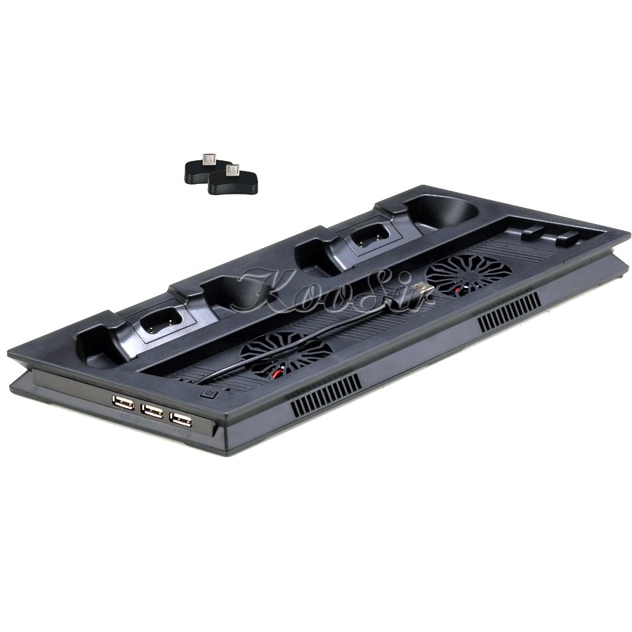 PS4 PRO SLIM Vertical Stand Controller LED Charger Charging