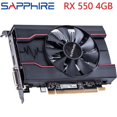 Video Card RX 550 4GB 128Bit GDDR5 Graphics Cards for AMD RX