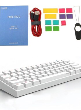 Anne Pro2 60% Bluetooth 4.0 Type-C RGB 61 Keys Mechanical Ga