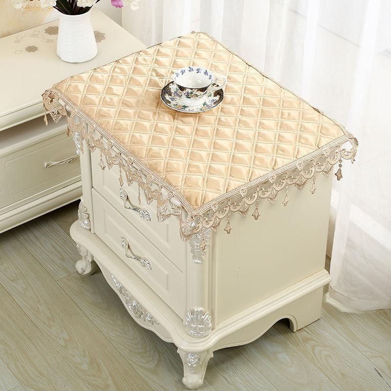 Non-slip cover for bedside table cotton bedroom Europe fresh