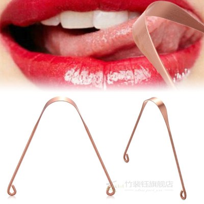 1 Pc Tongue Scraper Cleaner Metal Cleaning Scraper Men Wome