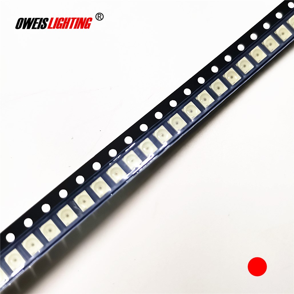 50PCS LSE6SF  LS E6SF 3528 SUPER RED SMD LED PLCC-4 633nm 2