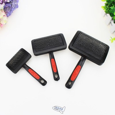 Pet Grooming Needle Comb Shedding Hair Remove Brush Slicker