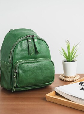 Women's Retro Solid Color Mini Backpack 2020 New High Quali