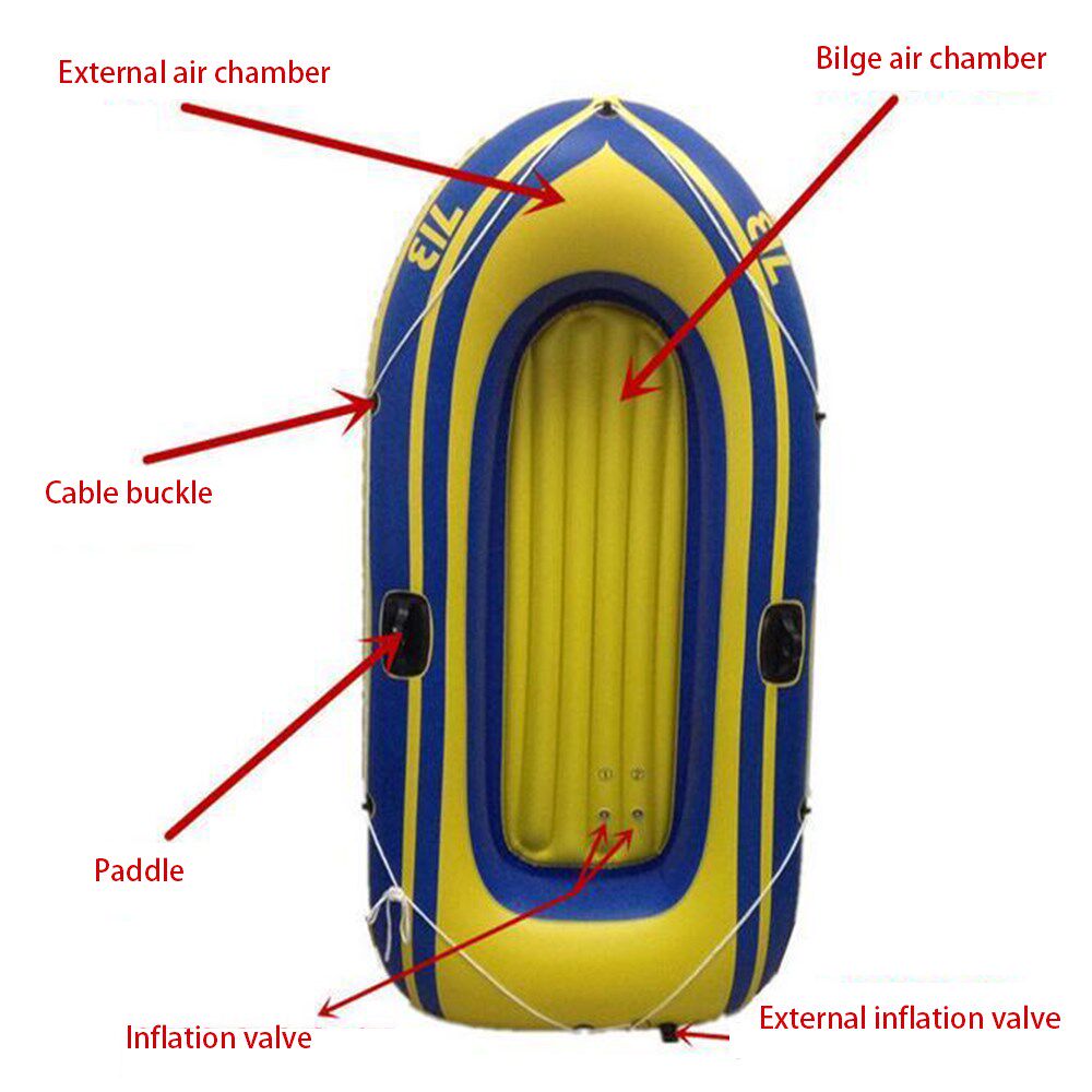 Fishing boat rubber boat thickened inflatable boat kayak ass