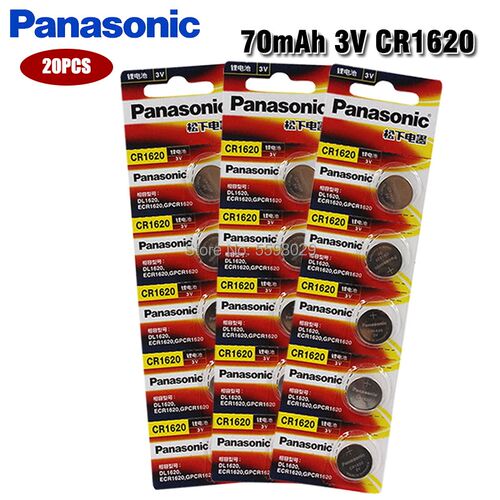 20PCS Original  CR1620 Button Cell Battery 3V Lithium Batter