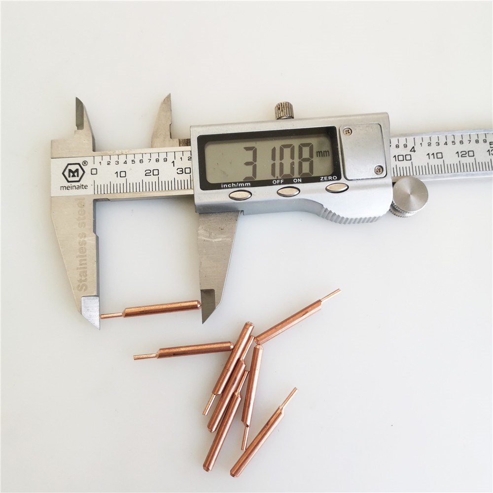 3mm Aluminum oxide copper 8 pcs /set of welding tips as  spa