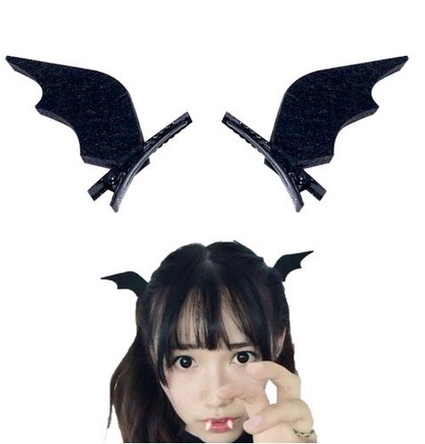 Funny Halloween Party Hair Clip Bat Demon Ghost Spider Masqu