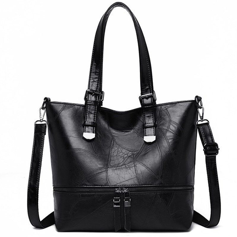 2021 new style women handbag leisure leather shoulder contr