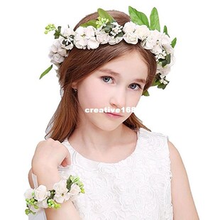 Elegant Festival Hair Ribbon Flower Hair Accessories Artific