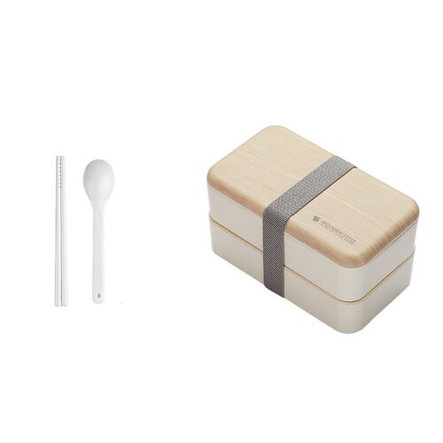 Cutlery Japanese Lunch Box Food Container Portable Bento Box