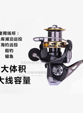 All-metal fishing reel, spinning wheel, anchor fishing reel,