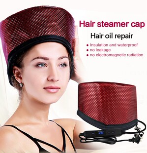thermal heating cap steamer for hair salon sap heated bonnet