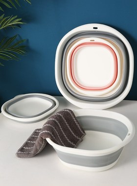 Foldable Washbasin Large Travel Portable Compressed Basin Tr