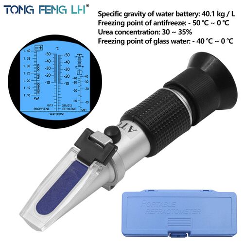 Automotive Antifreez Refractometer Freezing point Urea  Batt