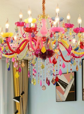 Modern led chandelier for dining room Girls Bedroom Kitchen