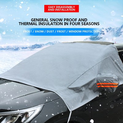 Car Windshield Snow Cover 3 layer Protection Double sided D