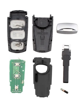 434MHz 3 Buttons Keyless Uncut Flip Smart Car Remote Key Fob