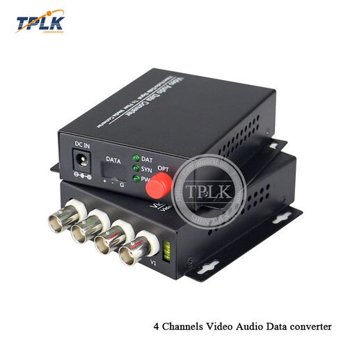 1Pair 4 Channels Video Audio Data Converter AHD/TVI/CVI IP